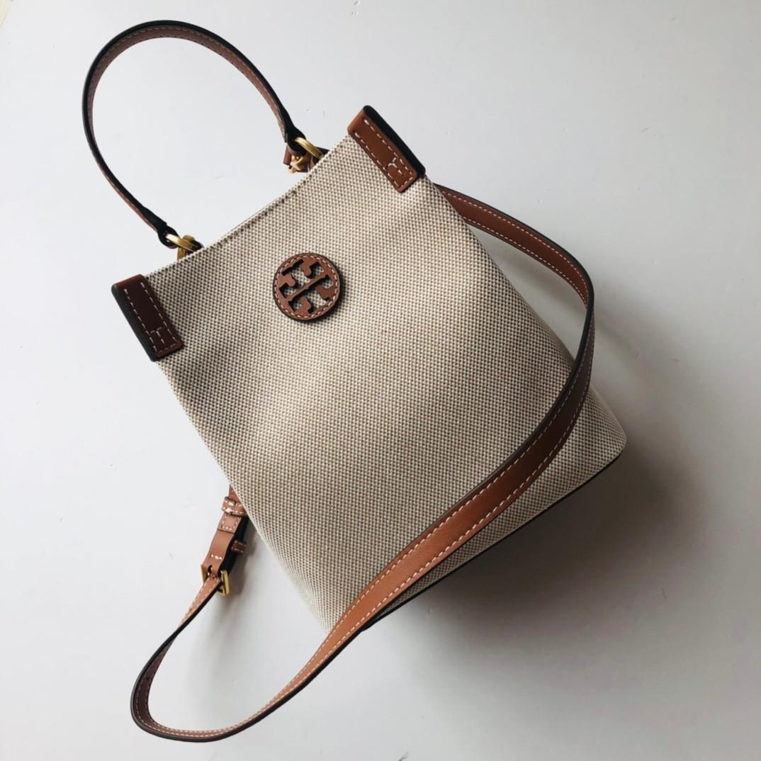 Tory Burch T Monogram Leather Bucket Bag – BB ASIA STORE
